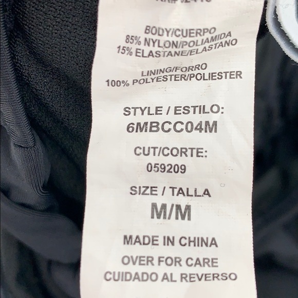 Bar III Monokini One Piece Swimsuit Plunge Medium - Picture 3 of 3